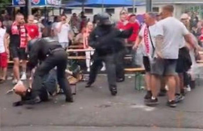 الشرطة الألمانية تعتدي على مشجعي منتخب بولندا | فيديو - بوراق نيوز