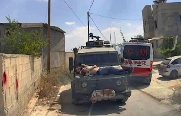 بعد أيام من حادثة مشابهة... فلسطينيان يؤكدان تقييدهما بمقدمة سيارة عسكرية إسرائيلية - بوراق نيوز