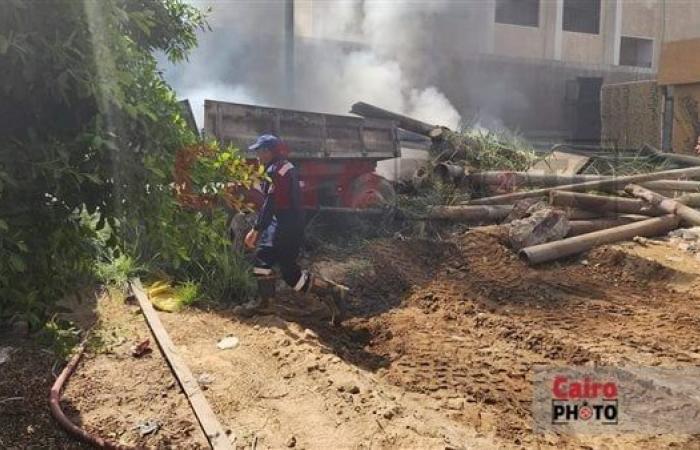 السيطرة على حريق داخل مخزن بالوحدة المحلية بقرية أبو سلطان بالإسماعيلية - بوراق نيوز
