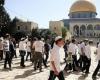 مُستوطنون إسرائيليون يقتحمون باحات المسجد الأقصى المبارك - بوراق نيوز