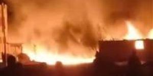 الحماية المدنية تسيطر على النيران في حريق بمخزن منتجات بترولية بالغردقة - بوراق نيوز